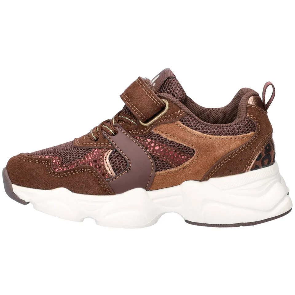 Nelson Kids chunky suède sneakers - bruin, foto 6