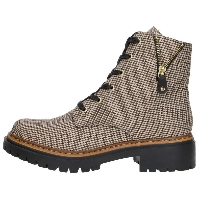 Rieker Veterboots Dames Beige, foto 2
