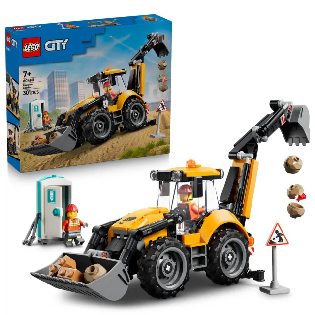 Lego City Gele graaflaadmachine 60480
