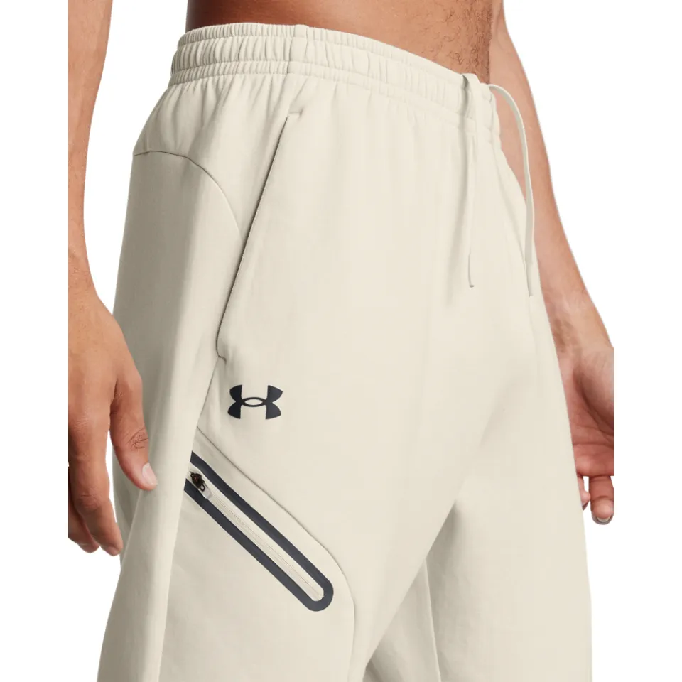 Under Armour Unstoppable Fleece Joggingbroek Wit Zwart, foto 5