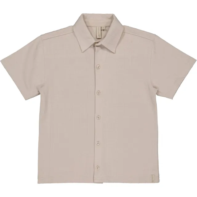 LEVV Little polo grijs met textuur Greige