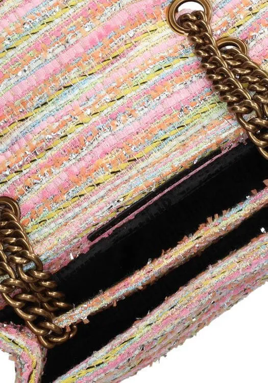 Kurt Geiger Kensington schoudertas tweed roze, foto 5
