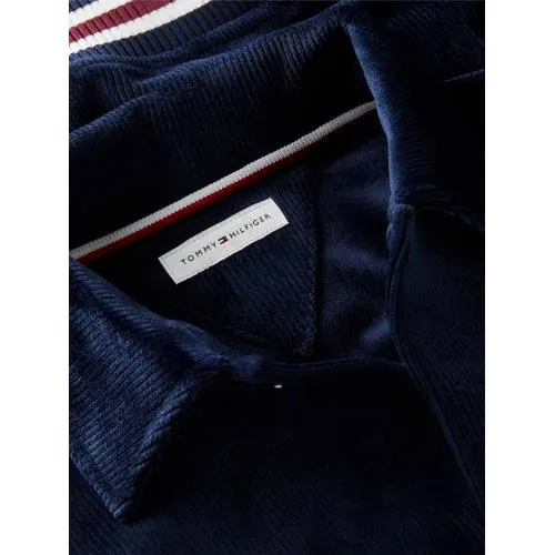 Tommy Hilfiger bomberjack donkerblauw met kraag, foto 3