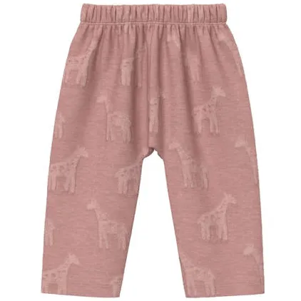 s.Oliver katoenen relaxed fit babybroek met print roze, foto 3