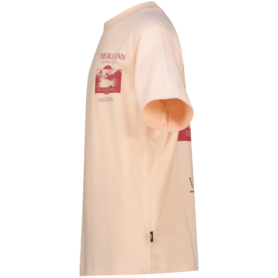 Vingino T-shirt met backprint beige, foto 4