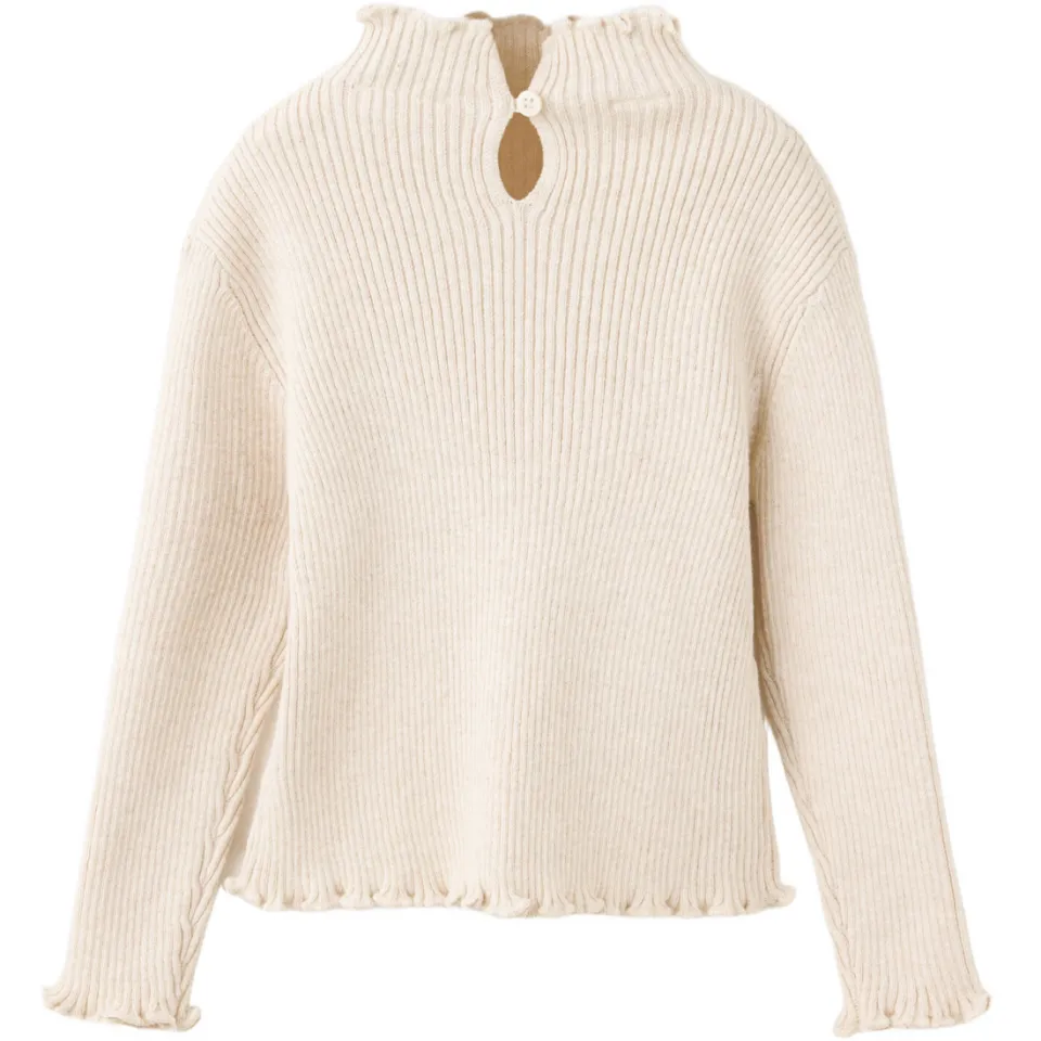 Mango Kids katoenen gebreide trui - beige, foto 3