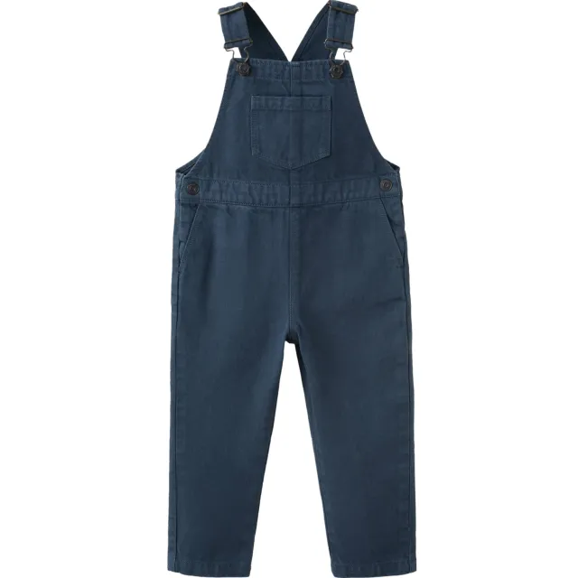 Mango denim tuinbroek donkerblauw, foto 2