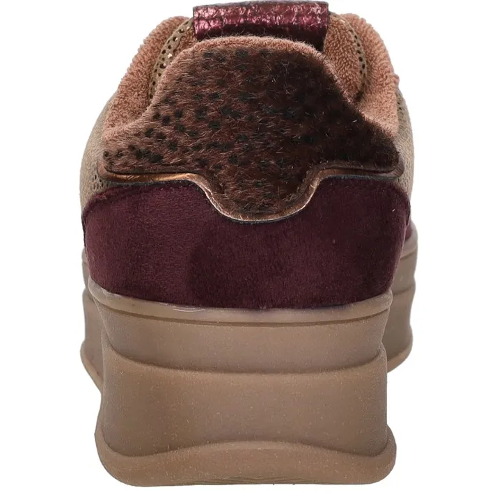 Sub55 sneakers laag bordeaux, foto 4