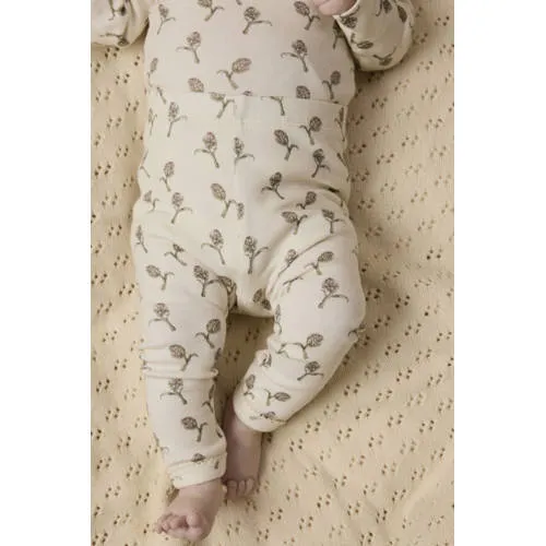 Lil' Atelier BABY gebloemde legging ecru, foto 6
