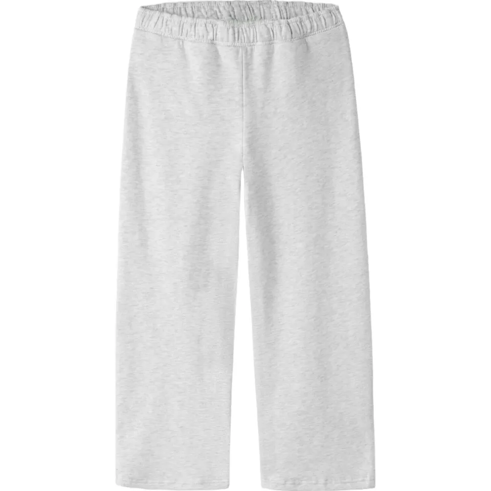 LMTD wide leg gemêleerde joggingbroek lichtgrijs lichtgrijs melange, foto 2