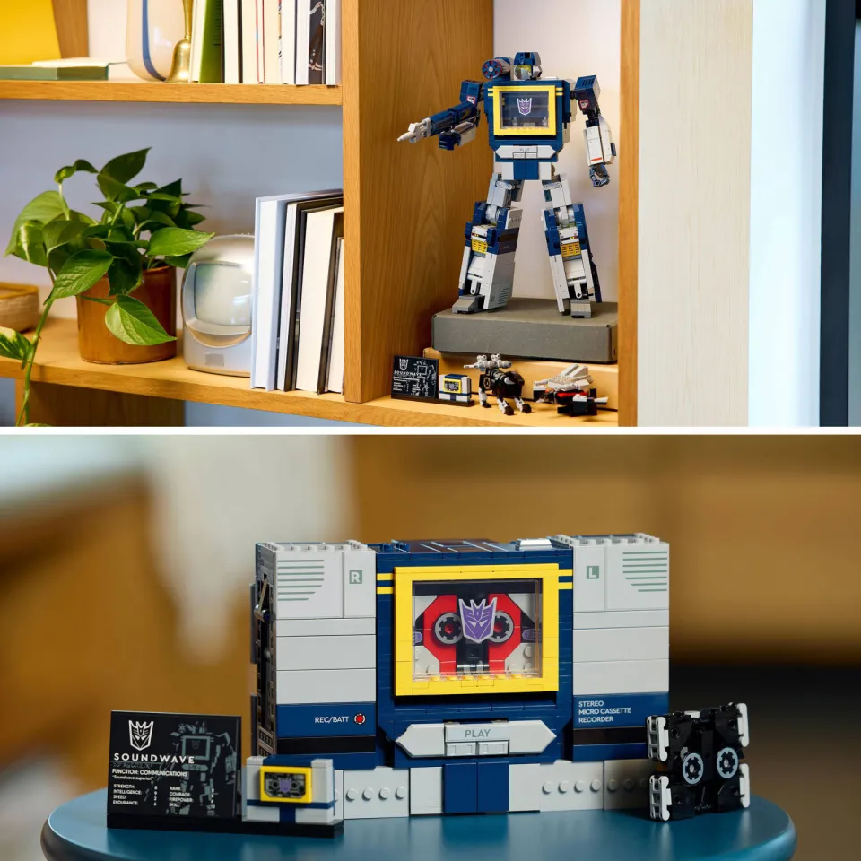 Lego Icons Transformers: Soundwave 10358, foto 3
