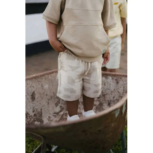 LEVV Little korte broek zandkleur met print