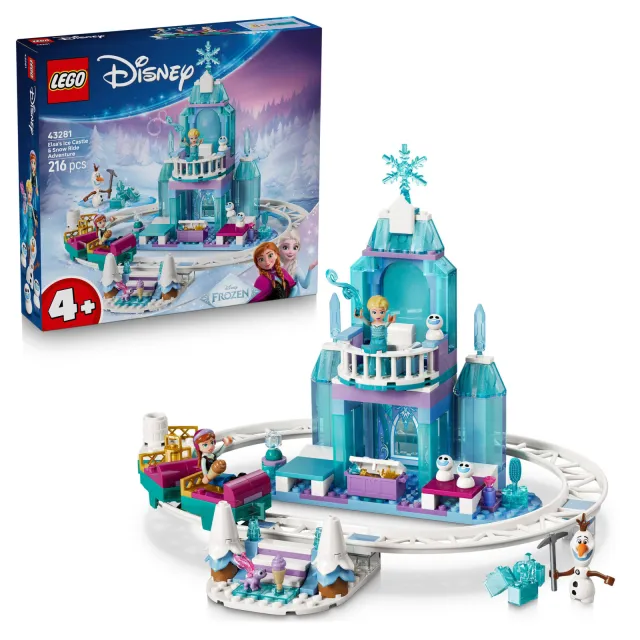 Lego Disney Elsa's IJskasteel en Sneeuwrit Set 43281, foto 2