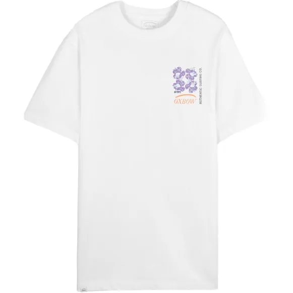Oxbow T-shirt Korte Mouw Oxbow T-shirt met korte mouwen PIXELATE Wit