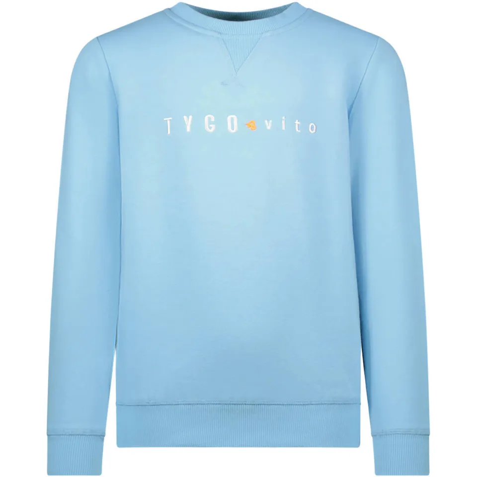 TYGO & vito sweater lichtblauw, foto 2