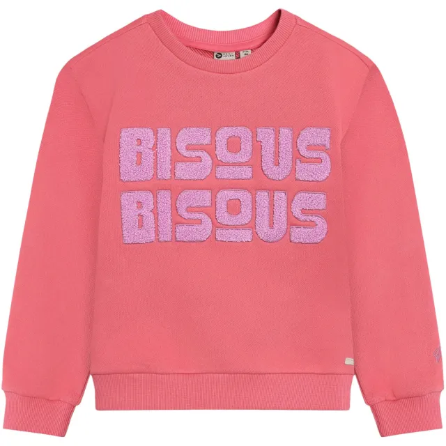 Daily7 rechtvallende sweater met tekst - roze, foto 2