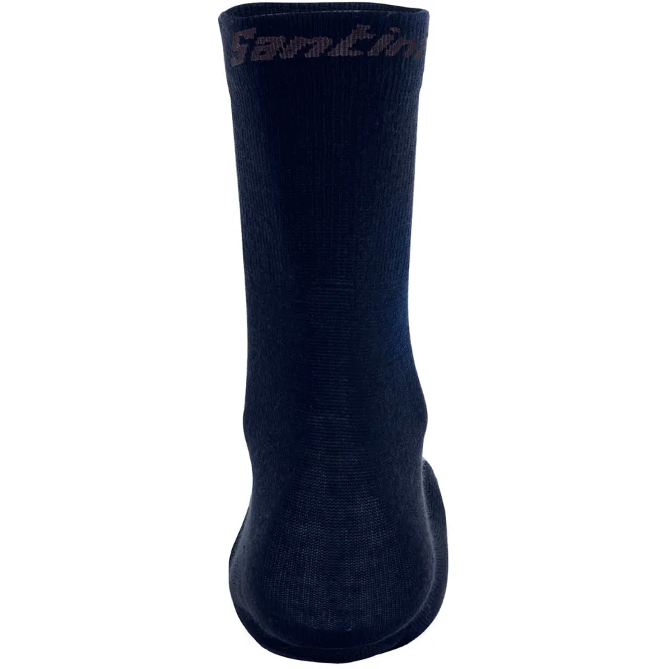 Santini Wool Socks fietssokken blauw