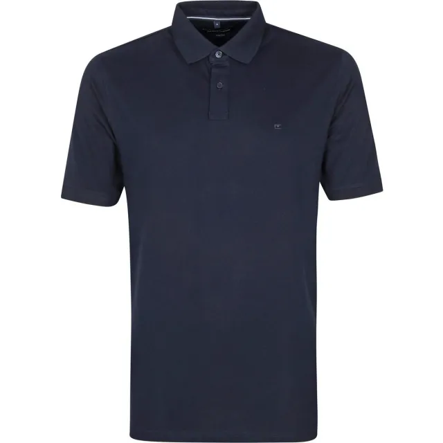 Casa Moda T-shirt Casamoda Polo Stretch Donkerblauw