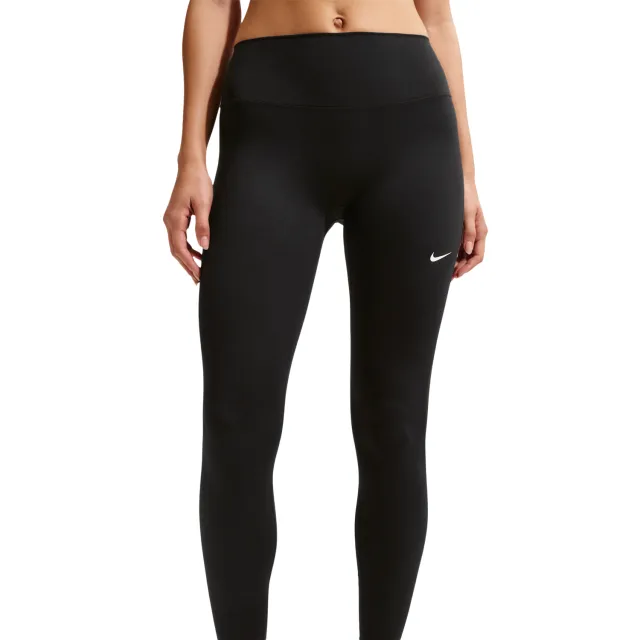 Nike One Leggings Dames - Zwart - Katoen Jersey Black