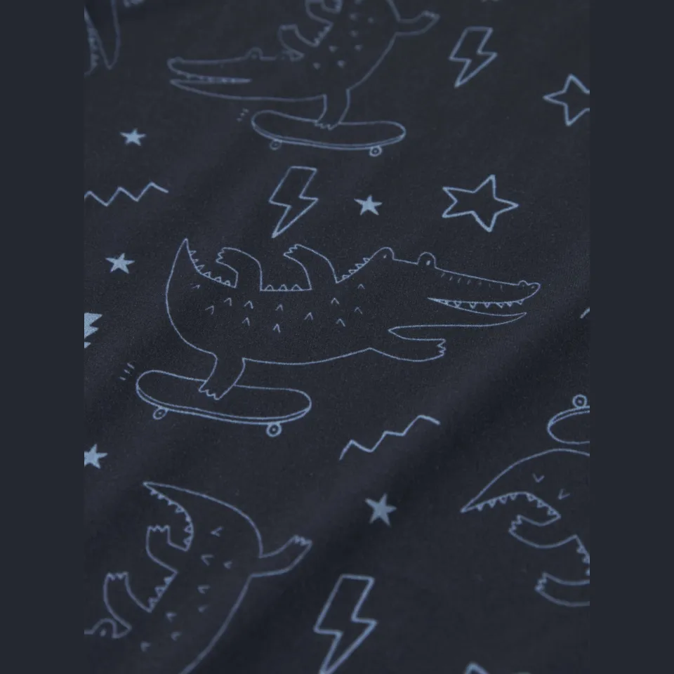 GUPPY MINI pyjama met print donkerblauw, foto 3