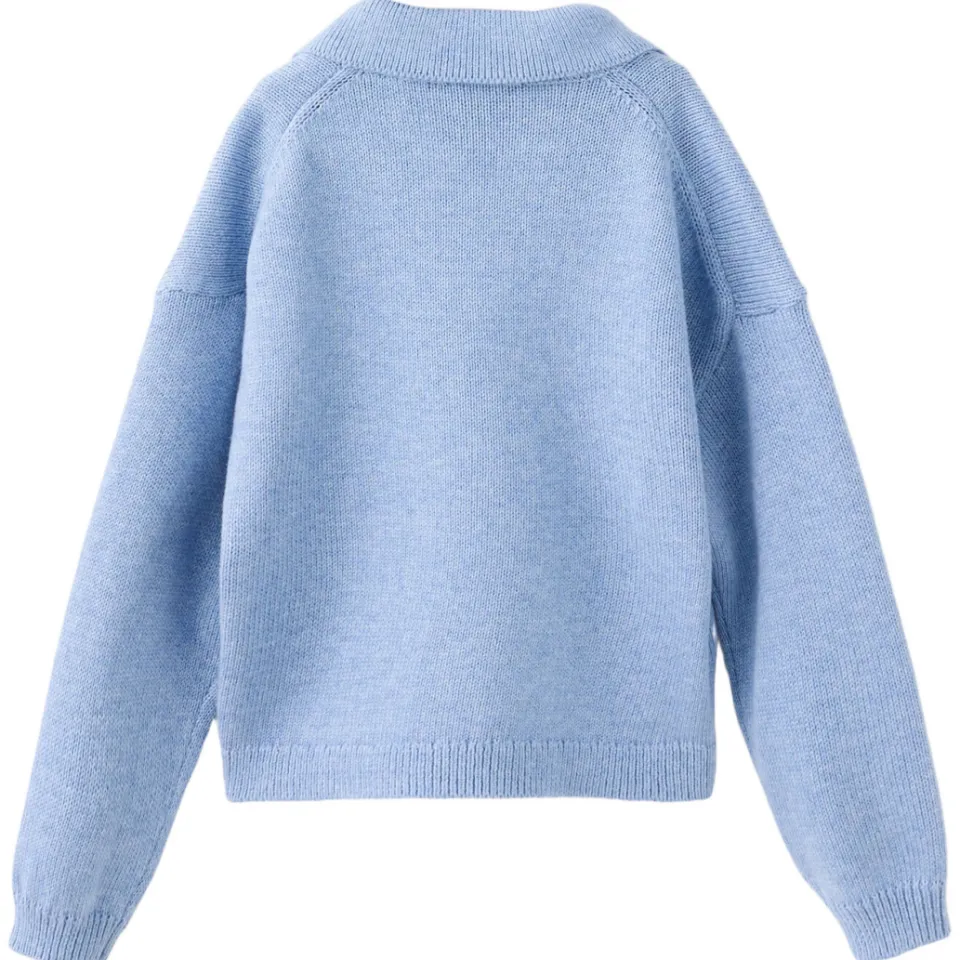 Mango Kids gebreide trui - lichtblauw, foto 3