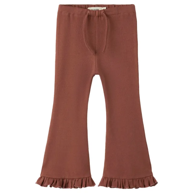 Lil' Atelier MINI flared broek bruin