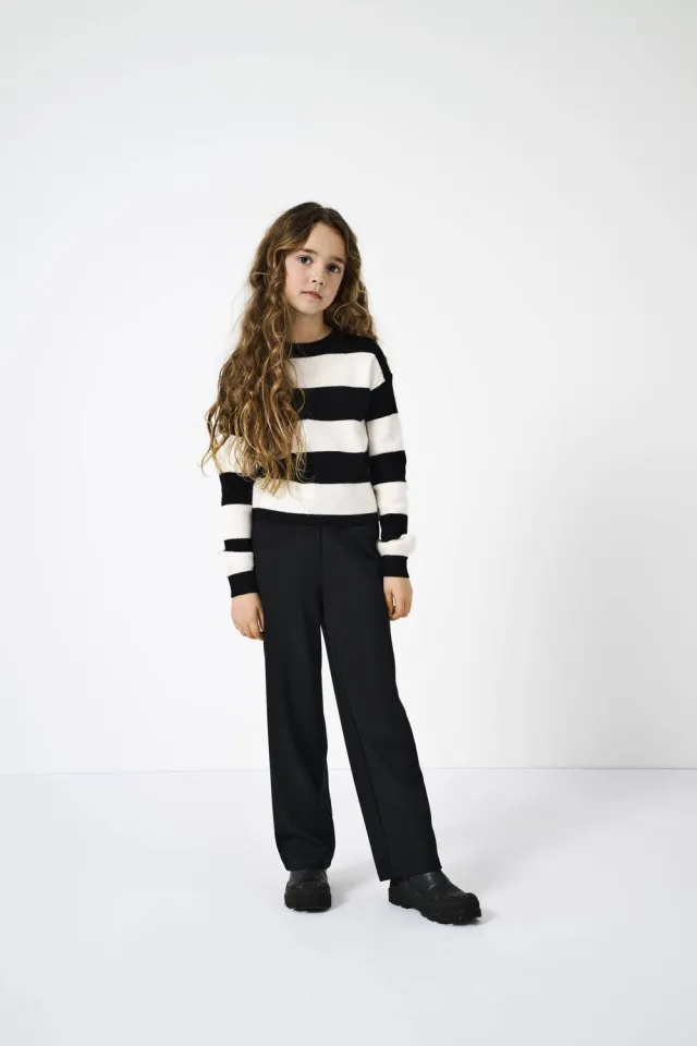 Only KOGPOPTRASH loose fit broek zwart