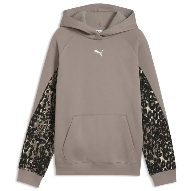 Puma sweater met dierenprint - bruin Bruin/dierenprint