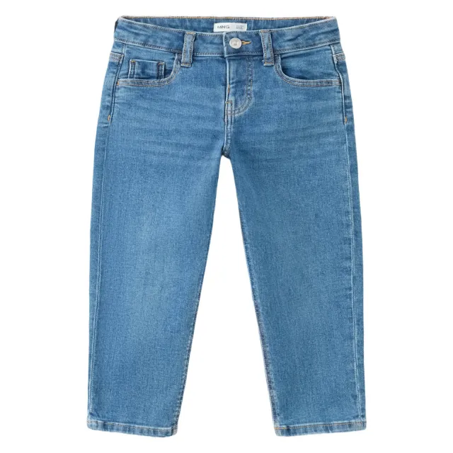 Mango Kids regular fit jeans - mediumblauw Medium blue denim
