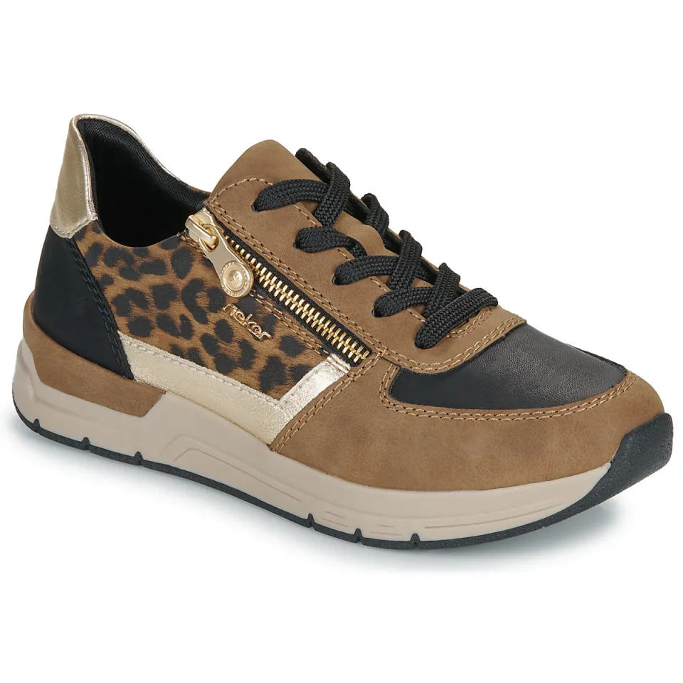 Rieker 58902-24 sneakers middelbruin, foto 3