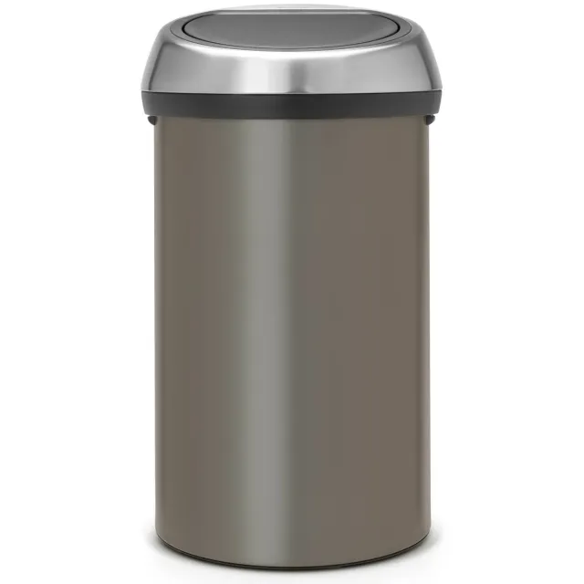 Brabantia Brabantia Touch Bin afvalemmer, 60 liter - Platinum