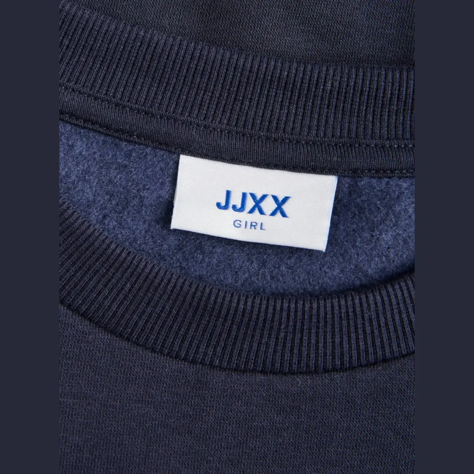 JJXX GIRL sweater met tekst - donkerblauw, foto 5