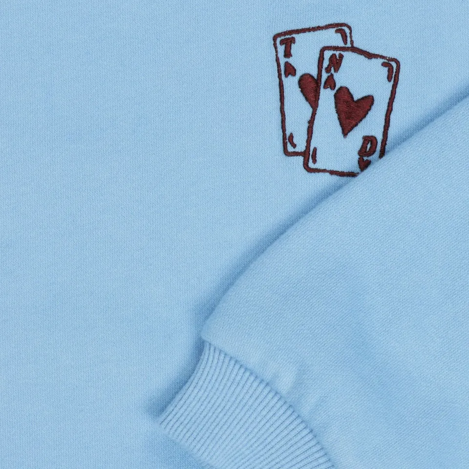 Tumble 'n Dry sweater met borduursels en backprint - blauw, foto 8