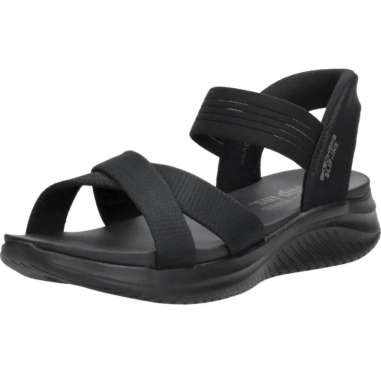 Skechers Ultra Flex 3.0 sandalen zwart, foto 3