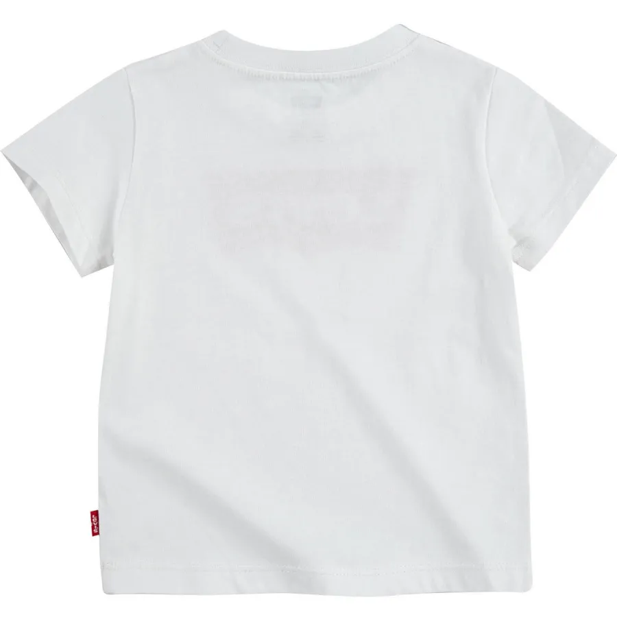 Levi's Kids Batwing T-shirt korte mouw wit, foto 4