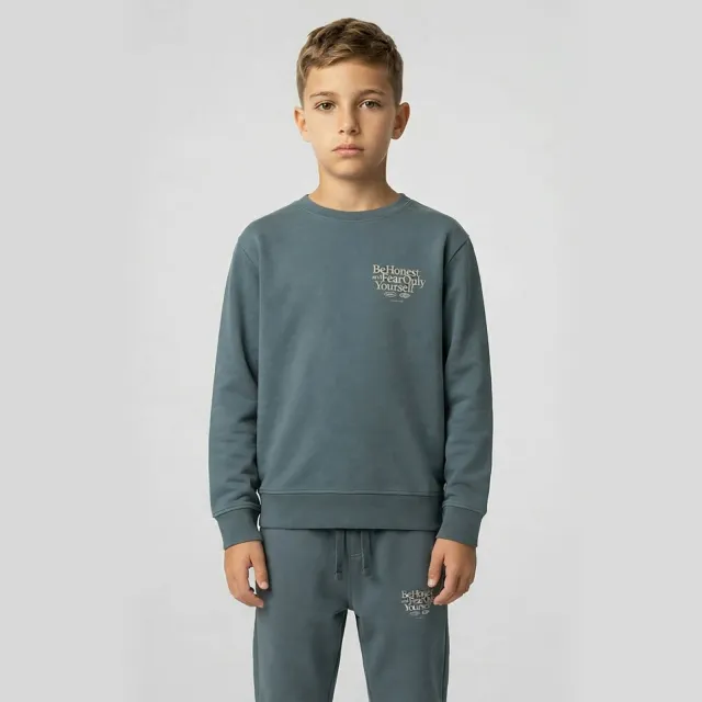 Cars sweater met backprint - groen