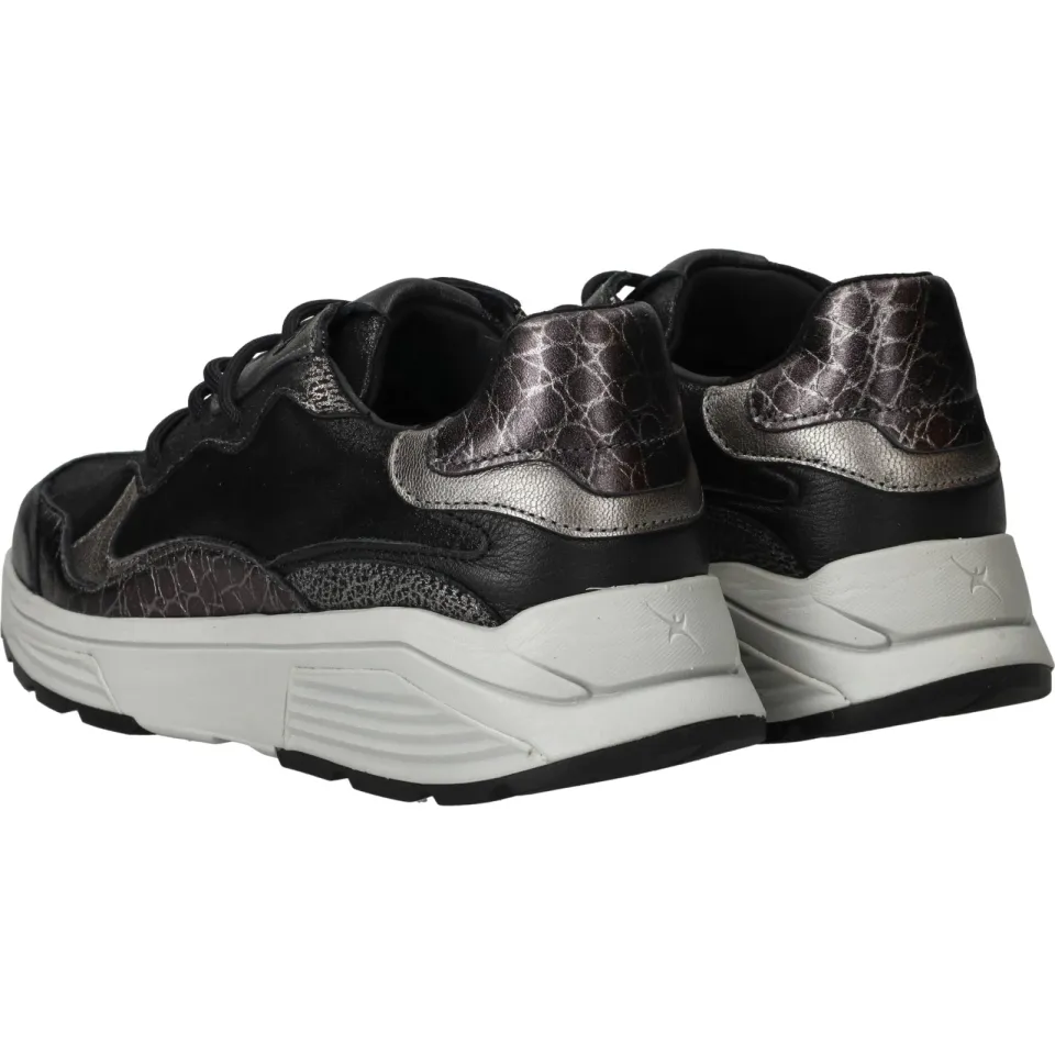 Xsensible Rainbow Stretchwalker GX Sneakers Dames Zwart, foto 5