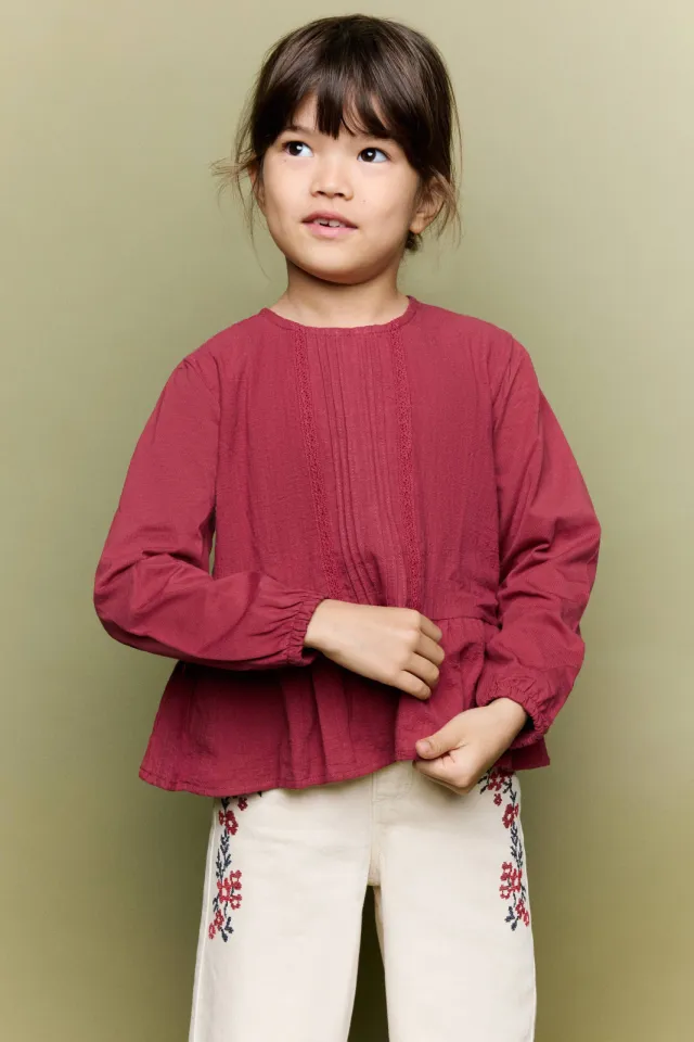 Mango blouse rood, foto 3