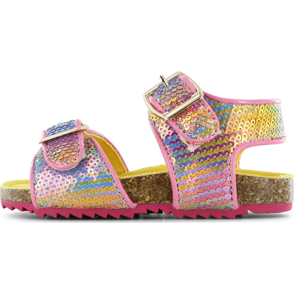 Go Banana's sandalen met pailletten roze, foto 3