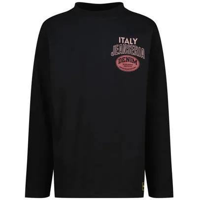 Vingino longsleeve met backprint zwart