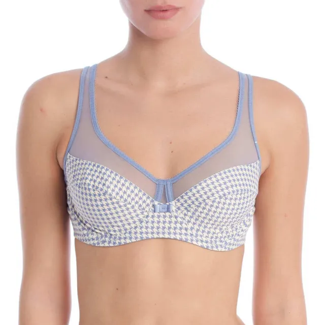 Dim 3983 beugel-bh blauw