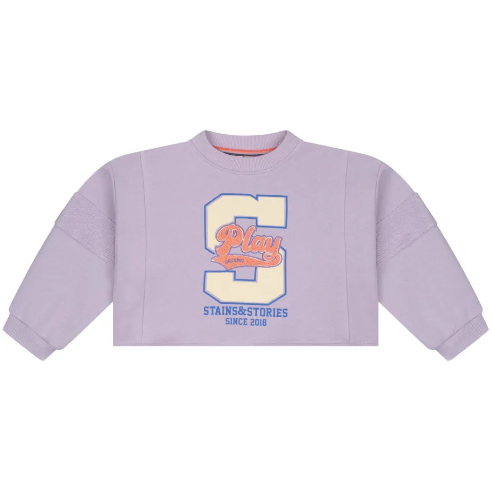 Stains&Stories sweater - lila, foto 2