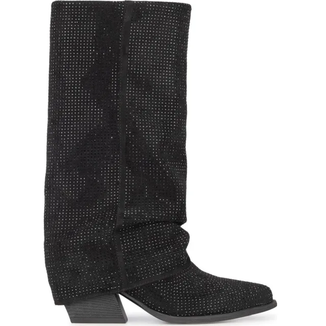 POSH by Poelman Lois cowboylaarzen met studs zwart