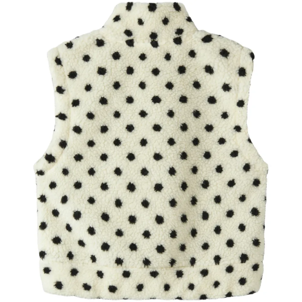 NAME IT KIDS jacquard gilet met stippen - beige, foto 5