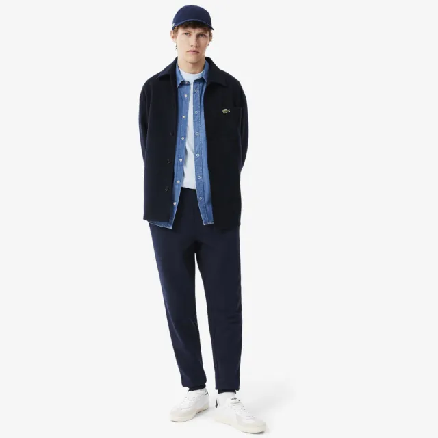Lacoste tapered joggingbroek - donkerblauw