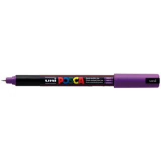 Posca marker met conische punt schrijfdikte fijn lila