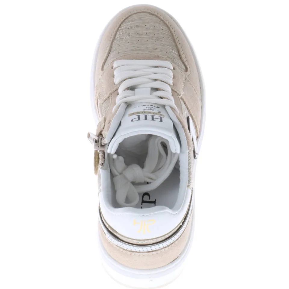 Hip leren sneakers beige, foto 5