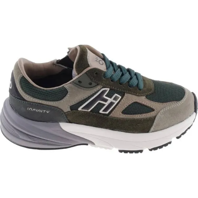 Hip Infinity sneakers donkergroen Donkergroen/taupe