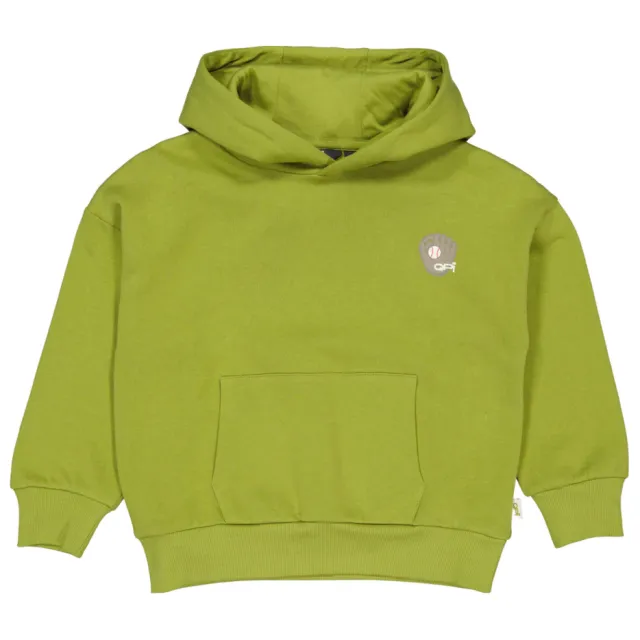 QPI hoodie met backprint - groen
