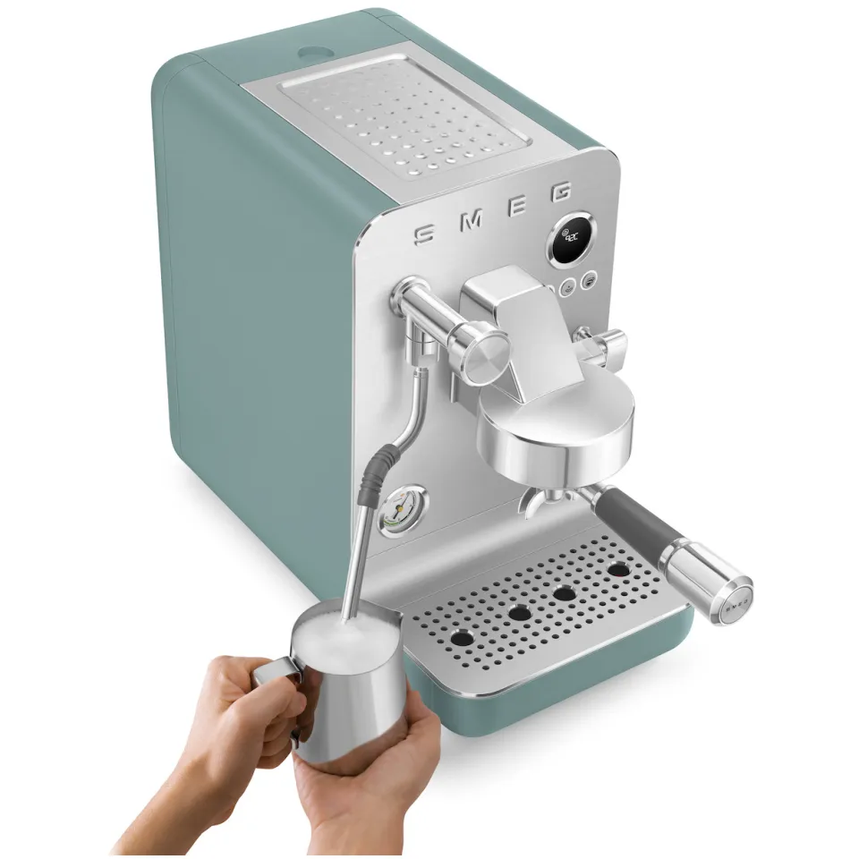 Smeg EMC02EGMEU espressomachine groen, foto 3